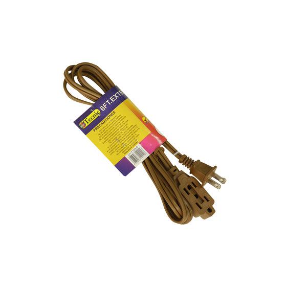 TECNIC EXTENSION 16/2 6 PIES OY-710A-6 CHOCO