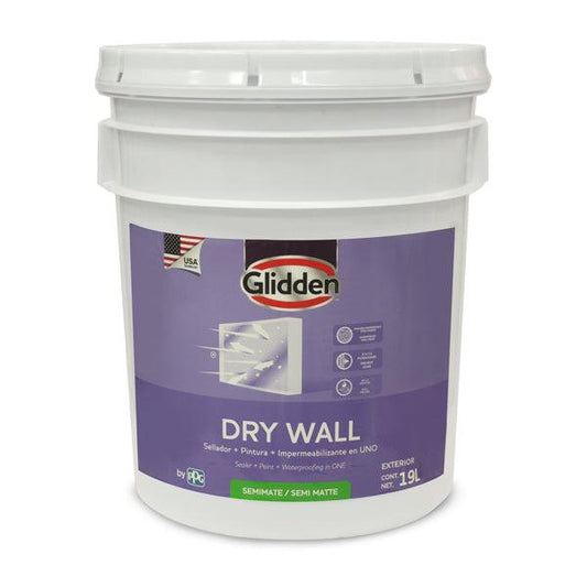 Pintura impermeabilizante especial Dry Wall Glidden intermedia 5 galones