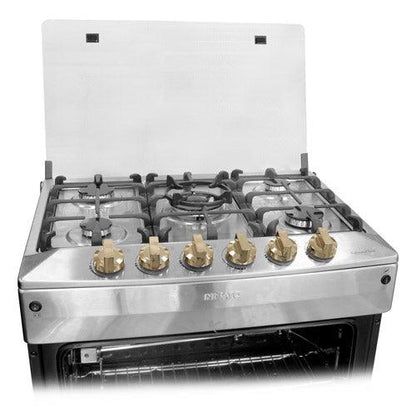 Estufa a gas de 30" NPX-7664TLEPHFM 5 quemadores, mesa de acero inox. Nisato