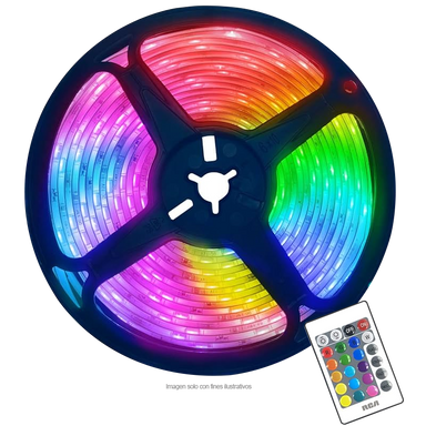 Tira LED Smart RLSM30 RCA Wi-Fi +RF 16 millones de colores RGB, 5metro.