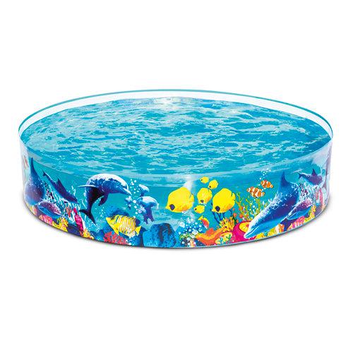 Piscina Bestway 815-55030 azul/rojo/amarillo/turquesa.