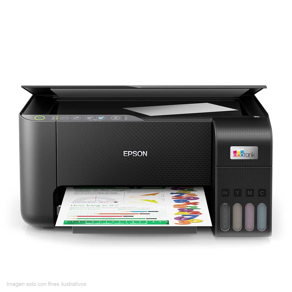 Impresora Multifuncional, 3 en 1, L3250, Epson, C11CJ67301, Wi-Fi, Sistema Continuo de Tinta EcoTank, Función de Impresión, Copiado y Escaneo.