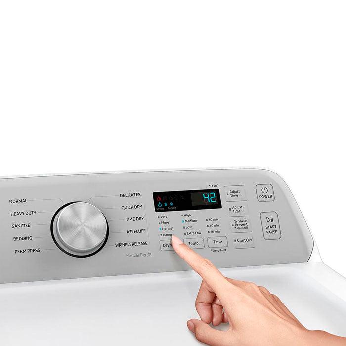 Secadora a Gas, 22 kg, DV22A3200PW/AP, Samsung, Pantalla LED con Smart Check e indicador de avance de secado