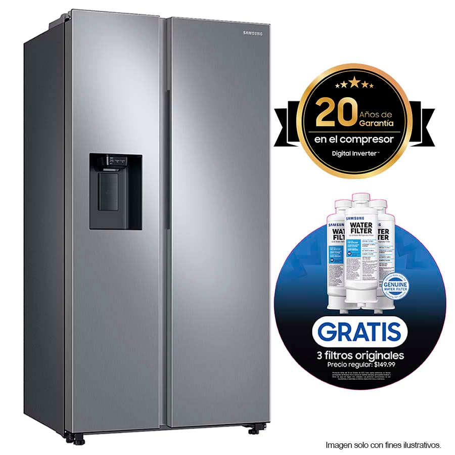 Combo de refrigeradora 22pc RS22T5200S9/AP + 3 HAF-QIN/EXP Samsung