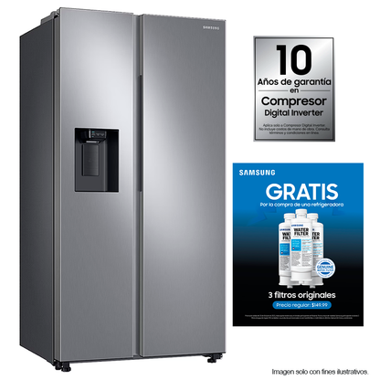 Combo de refrigeradora 22pc RS22T5200S9/AP + 3 HAF-QIN/EXP Samsung