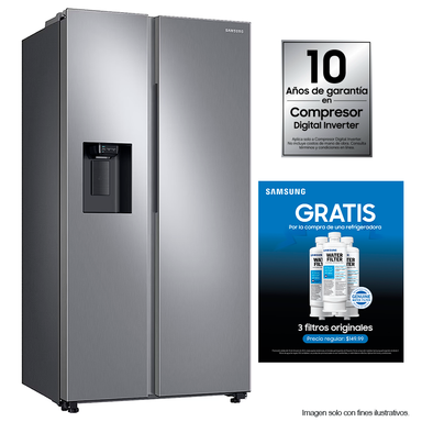 Combo de refrigeradora 22pc RS22T5200S9/AP + 3 HAF-QIN/EXP Samsung