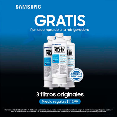 Combo de refrigeradora 27pc RS27T5561B1/AP + 3 HAF-QIN/EXP Samsung