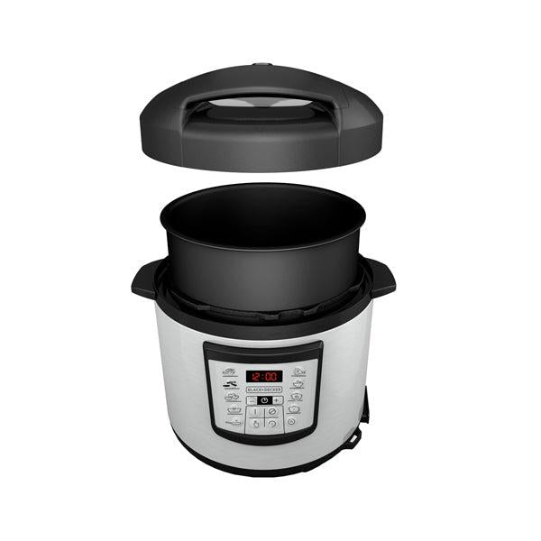 BLACK & DECKER OLLA DE PRESION DIGITAL 6 LITROS