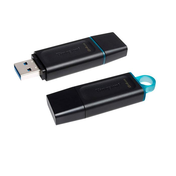 KINGSTON DTX/64GB MEMORIA USB 64GB BLACK TEAL