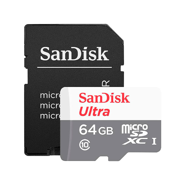 Memoria SANDISK MicroSD de 64GB C10 SDSQUNR-064G-GN3MA