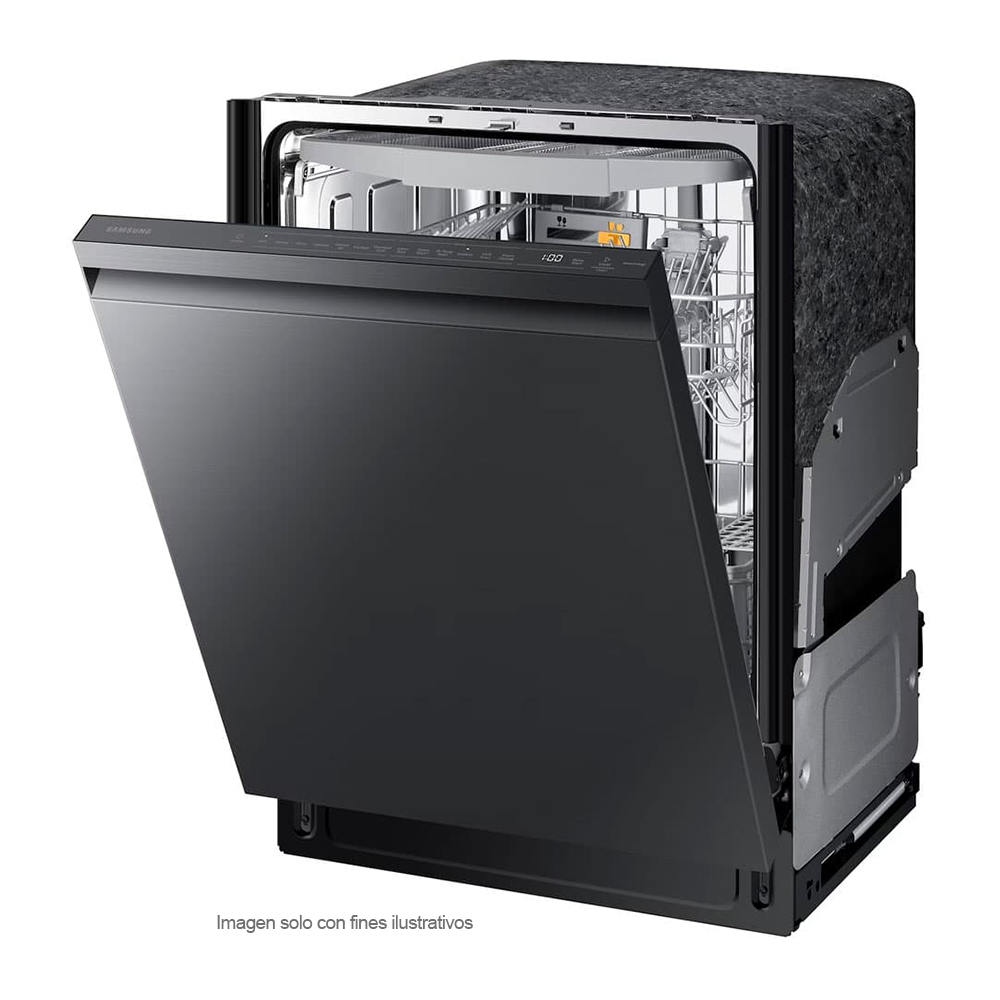 Lavaplatos 24" mandos ocultos DW80B6060UG/AP Samsung Ccon 3 estantes, tina de acero inoxidable
