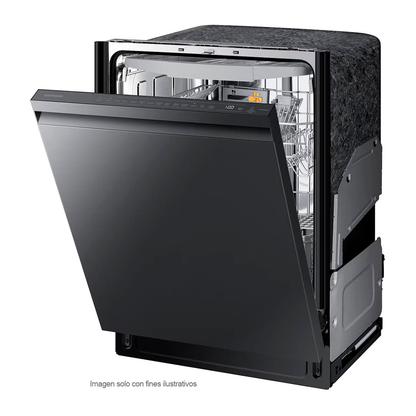 Lavaplatos 24" mandos ocultos DW80B6060UG/AP Samsung Ccon 3 estantes, tina de acero inoxidable
