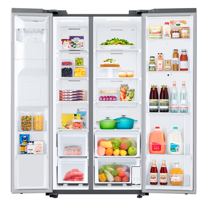 Refrigeradora 22pc Side By Side RS22A5561S9/AP Samsung Family Hub, con SmartThings