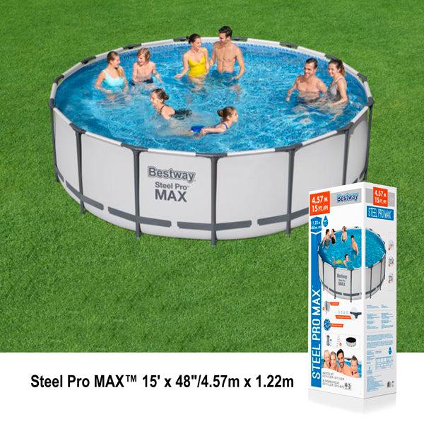 Piscina Steel Pro MAX 56439 POOL SET 15 X 48/4.57M X 1.22M Bestway