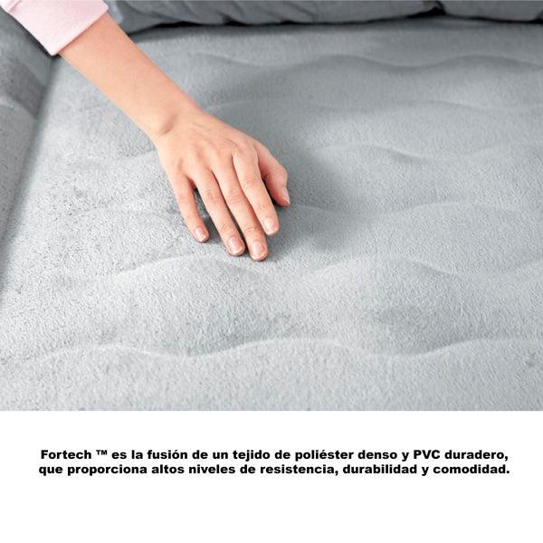 Colchón inflable Queen 69076 Bestway 80x60x18 pulgadas, Fortech Airbed Snugable Top Built-in ac pump