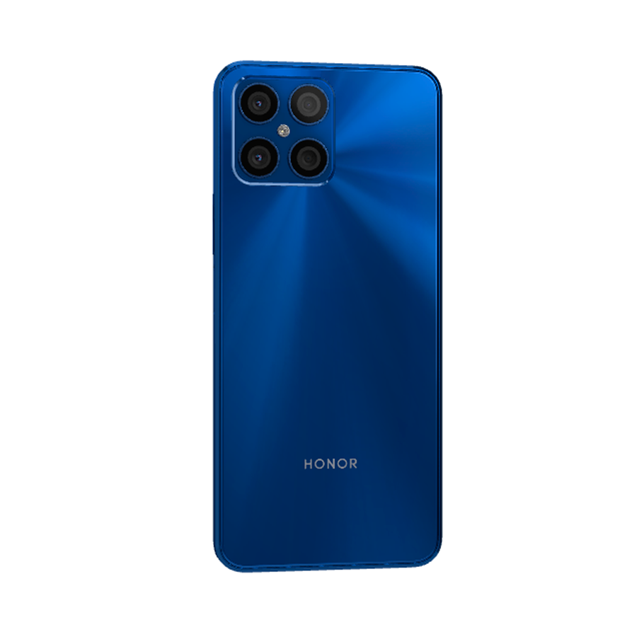Celular Honor x8 6.7 6+2gb 128gb snapdragon 680 android ocean blue