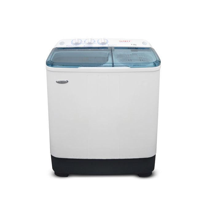 Lavadora Semiautomática, 7 kg, WM-7073, Sankey, Doble tina