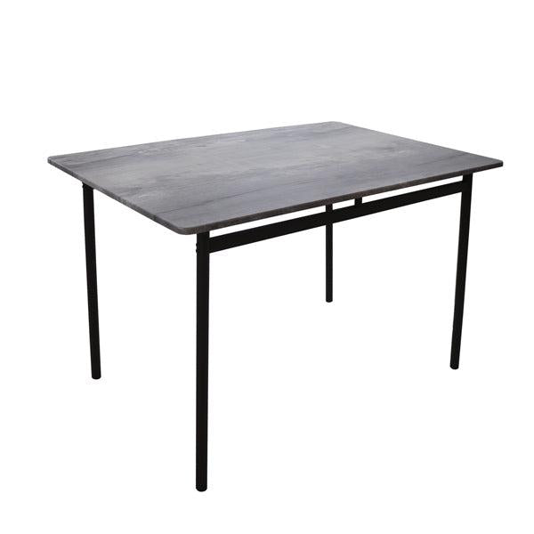 Juego de comedor LFDT07, estructura de madera aglomerada y metal, medida de mesa 110l x 70w x 75h cm, medida de silla 38l x 45w x 80h