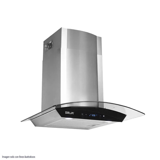 Extractor 24" Prisma Touch 60 campana pared acero + vidrio templado