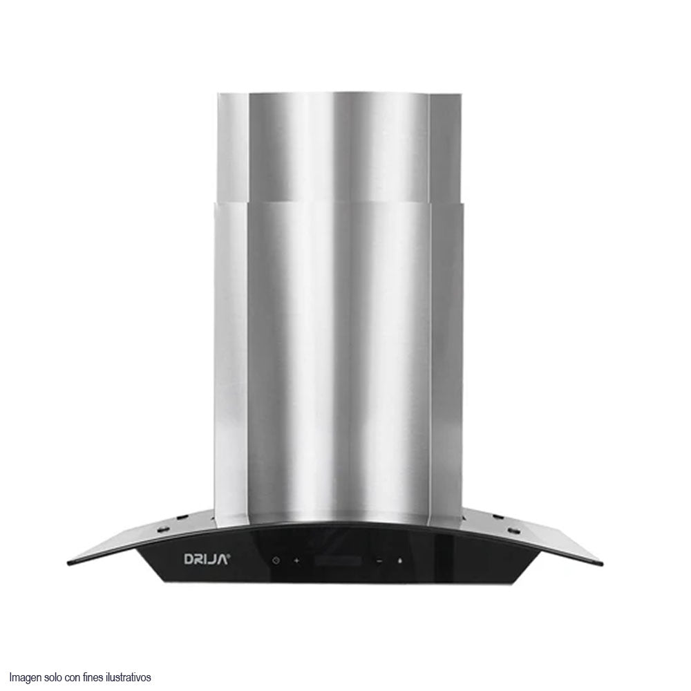 Extractor 24" Prisma Touch 60 campana pared acero + vidrio templado