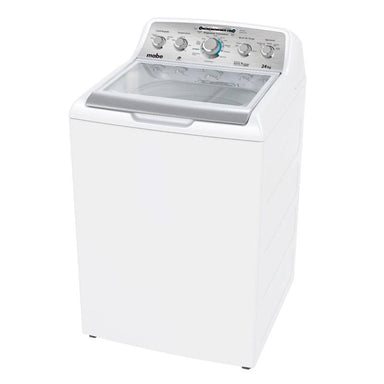 MABE LAVADORA 24 KILOS LMA74215WBAB0 COLOR BLANCO TAPA DE CRISTAL TEMPLADO 4 NIVELES DE CENTRIFUGADO + 1 AUTOMATICO 5 TAMAÑOS  DE CARGA  6 NIVELES DE TEMPERATURA 11 CICLOS AUTOMATICOS AGITDOR SPIRAL W