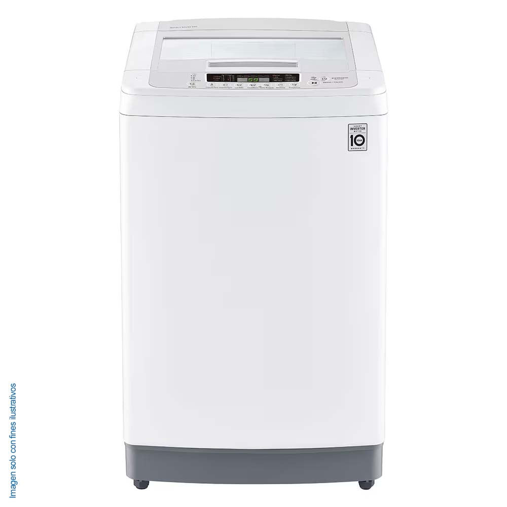 Lavadora LG Automática 13 Kg WT13WPBP color blanco tecnología Smart inverter
