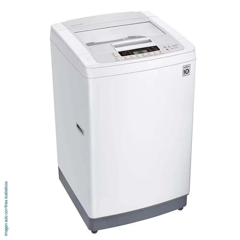 Lavadora LG Automática 13 Kg WT13WPBP color blanco tecnología Smart inverter