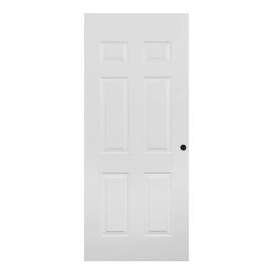 Puerta 3X7 Laminada de 6 Paneles Color Blanca