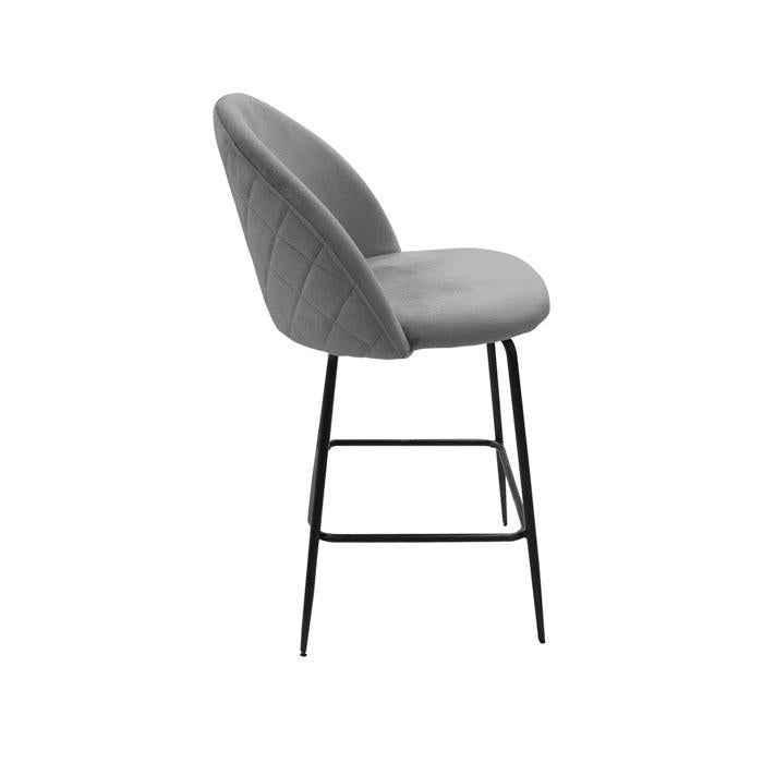 Silla de bar gris P2077-0028