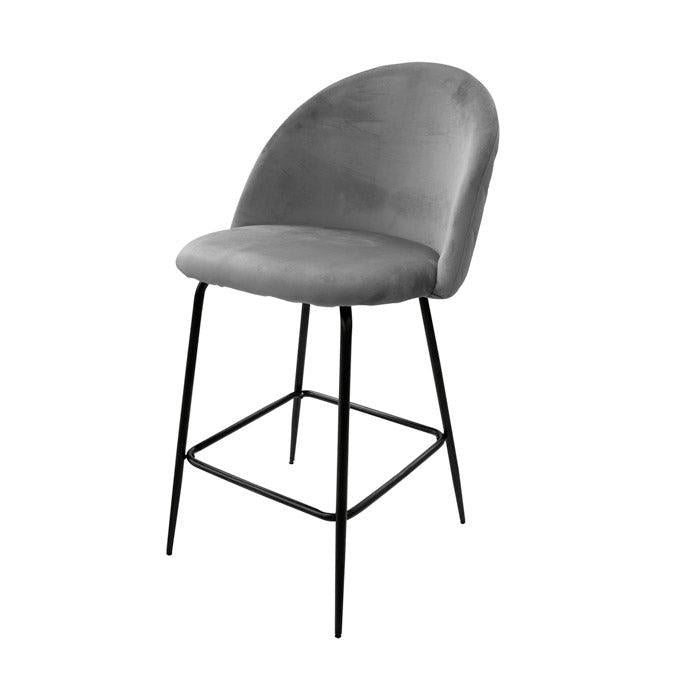 Silla de bar gris P2077-0028