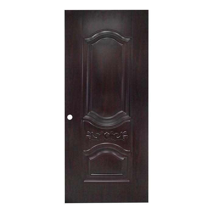 Puerta 3X7 Laminada de 6 Paneles Color Blacl Walnut SWD-304