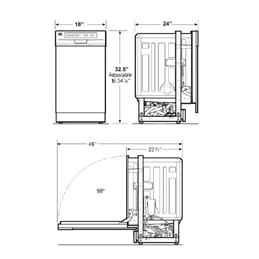 Lavaplatos 18"  FFBD1831US acero inoxidable Frigidaire