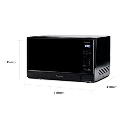 Microondas 1.3pc NN-SU64MBRUH Panasonic en color negro 1100W