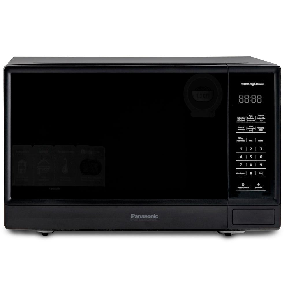 PANASONIC MICROONDAS CONVENCIONAL 1.3 PC NEGRO NN-SU64MBRUH 1100WATTS