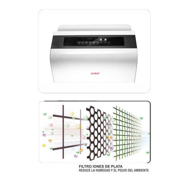 Deshumidificador ED-3001 30 pintas Sankey, panel de control digital, sensor de humedad