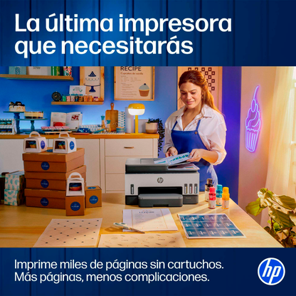 Impresora Multifuncional HP Smart Tank 750 Wi-Fi, Bluetooth