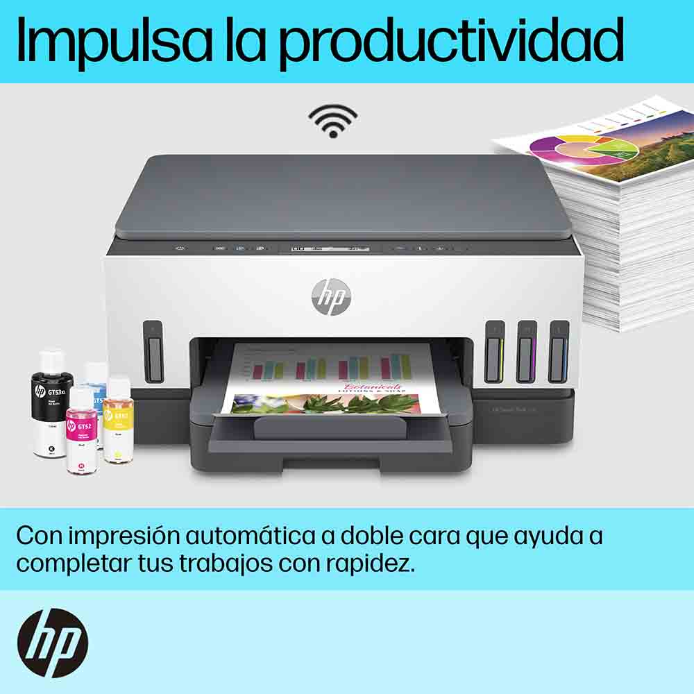Impresora Multifuncional Smart Tank 720 HP Wi-Fi Smart App Dúplex