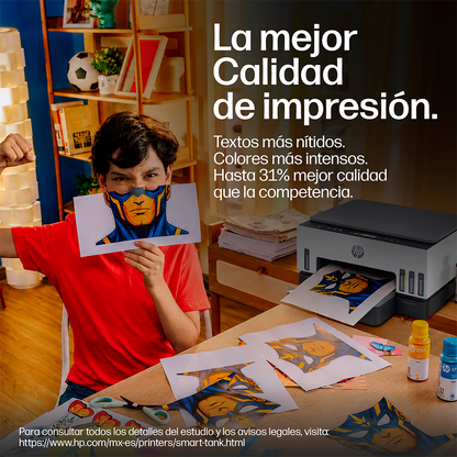 Impresora Multifuncional Smart Tank 720 HP Wi-Fi Smart App Dúplex