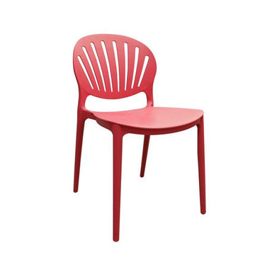 Silla plástica SL-7098, Langfang estándar estructura polipropileno y madera rojo