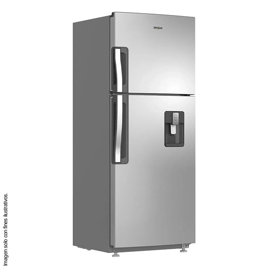 Refrigeradora WhirlpoolTop Mount 9pc, WRW25CKTWW con dispensador de agua