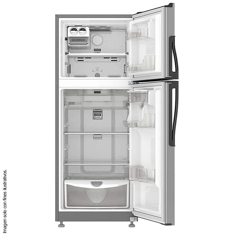 Refrigeradora WhirlpoolTop Mount 9pc, WRW25CKTWW con dispensador de agua