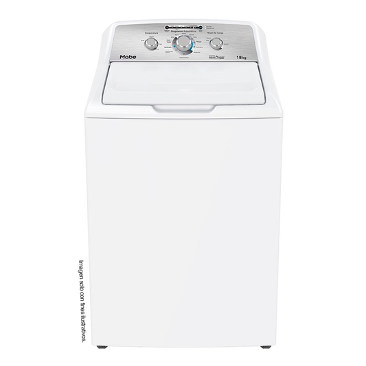 Lavadora 18kg LMA78113CBAB0 Mabe carga superior