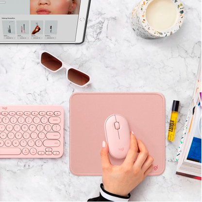 LOGITECH STUDIO MOUSE PAD DARKER ROSE