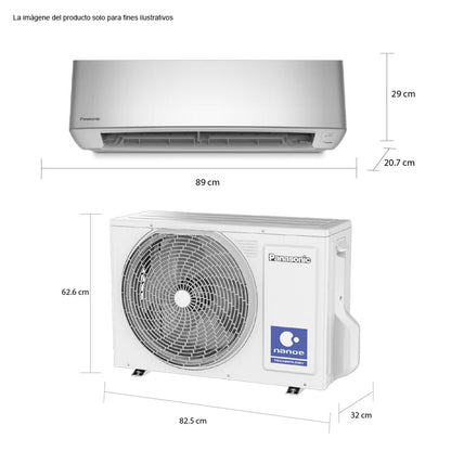 Aire Acondicionado Split Inverter de 18000 BTU CS-CU-S18YKV-2 Panasonic