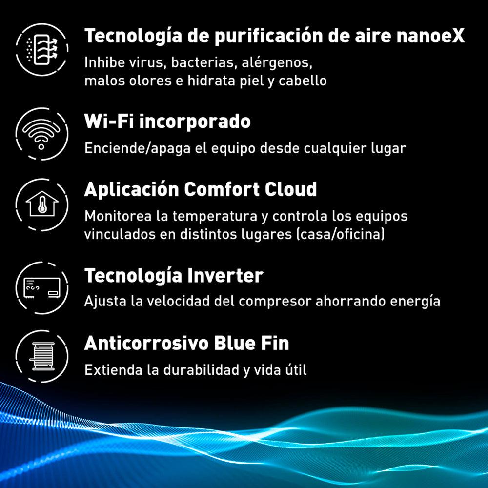 Aire Acondicionado Split Inverter de 18000 BTU CS-CU-S18YKV-2 Panasonic