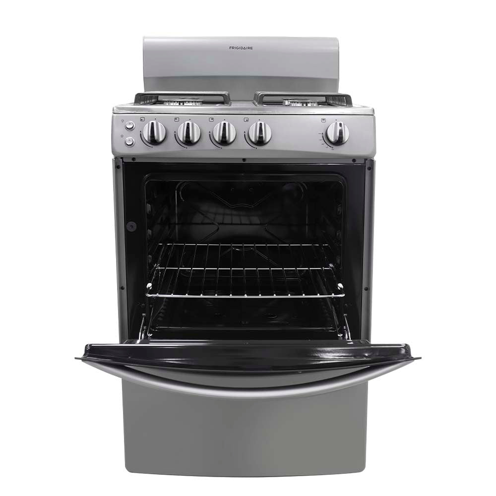 Estufa a gas de 24" color gris FKGH24C3MQG Frigidaire encendido eléctrico.
