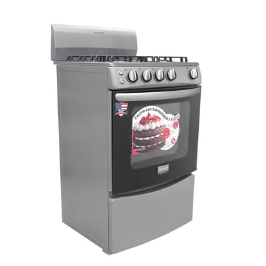 Estufa a gas de 24" color gris FKGH24C3MQG Frigidaire encendido eléctrico.