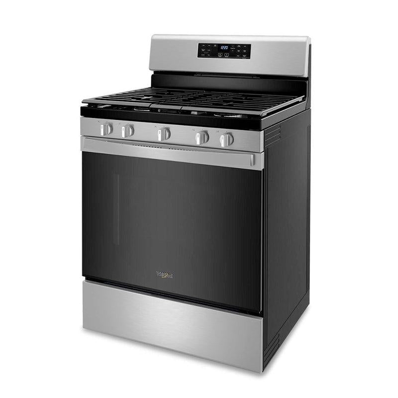 WHIRLPOOL ESTUFA DE 30 PLG GAS CONVECCION Y AIR FRYER 5 QUEMADORES WFG535S0LS