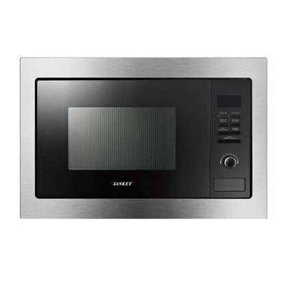 Microondas empotrable, 25 litros, cavidad de acero inoxidable, MW-1020BIN, Sankey, función grill panel digital reloj temporizador luz LED