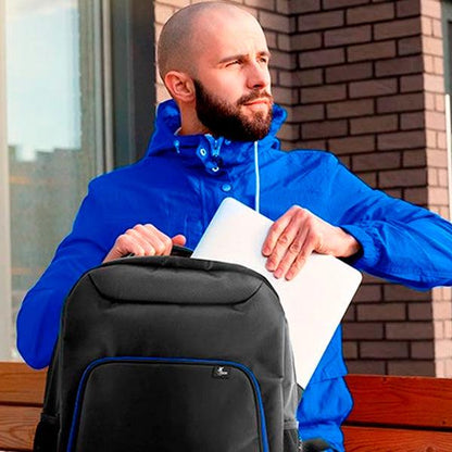XTECH XTB-211 MOCHILA NEGRO Y AZUL 15.6
